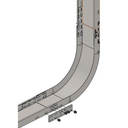 Coude concave VI pour GP2 - 51x48