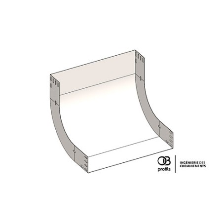 Coude concave VI pour GP4 - 508x96