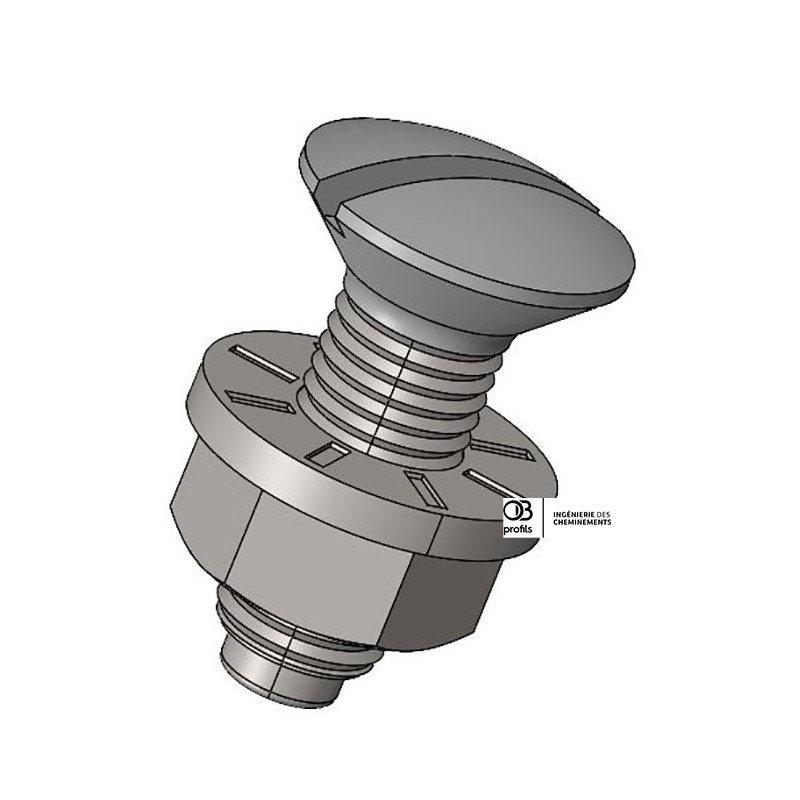 Boulon TRCC8x20 - PVC UV M1