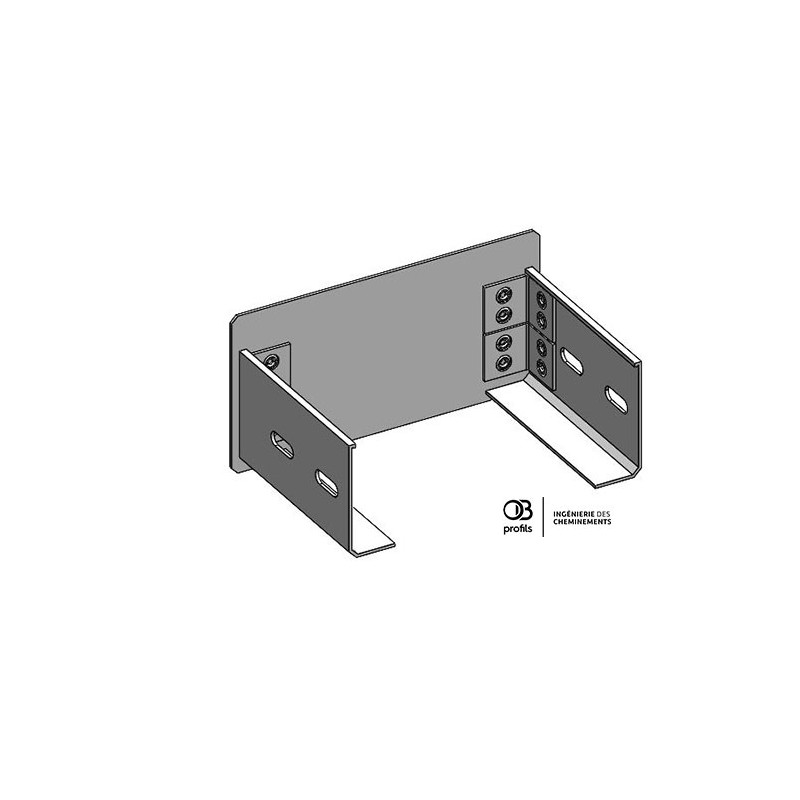 Embout fin de section pour CDC et Goulotte PVC UV - 100x200