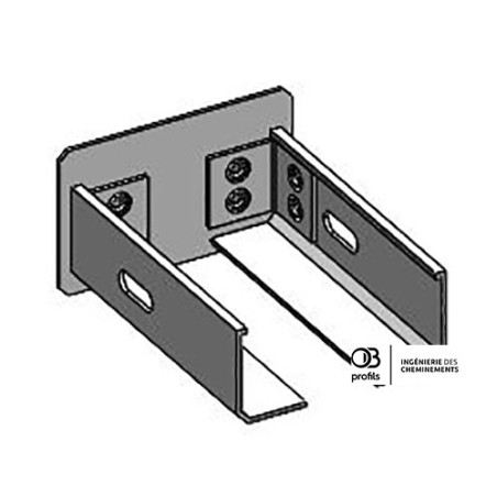 Embout fin de section pour CDC et Goulotte PVC UV -  60x100