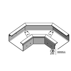 Coude à 90° - 200x100 - PVC UV