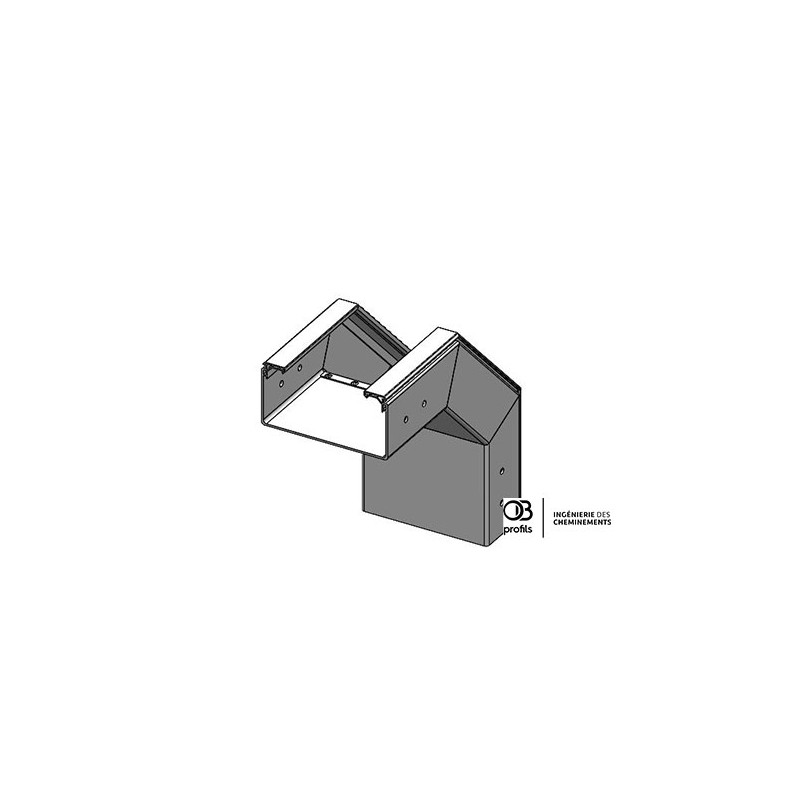 Coude convexe VE - 200x100 - PVC UV