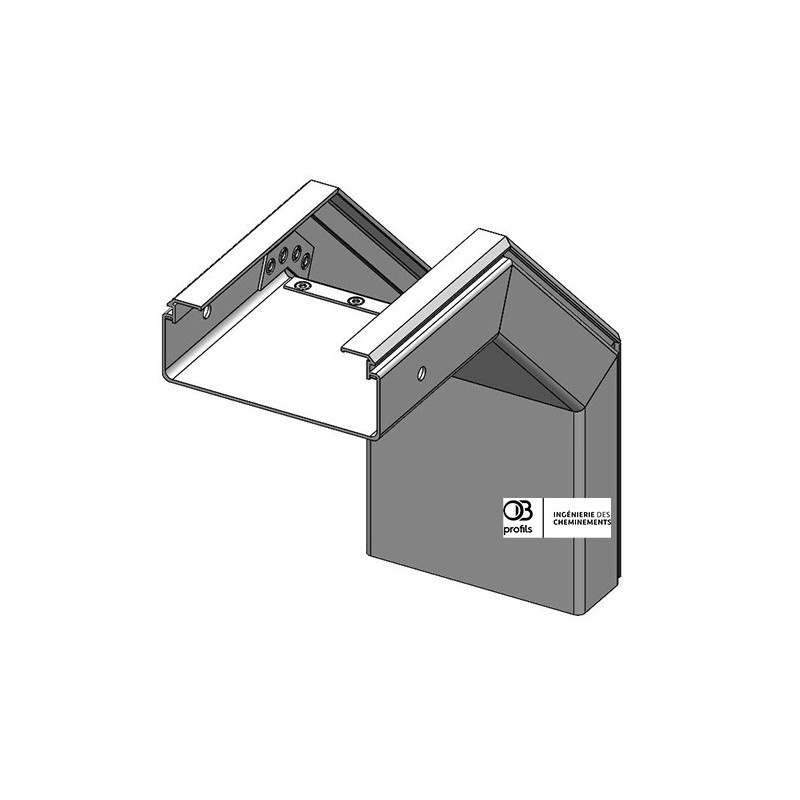 Coude convexe VE - 150x60 - PVC UV