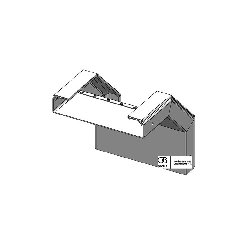 Coude convexe VE - 300x60 - PVC UV