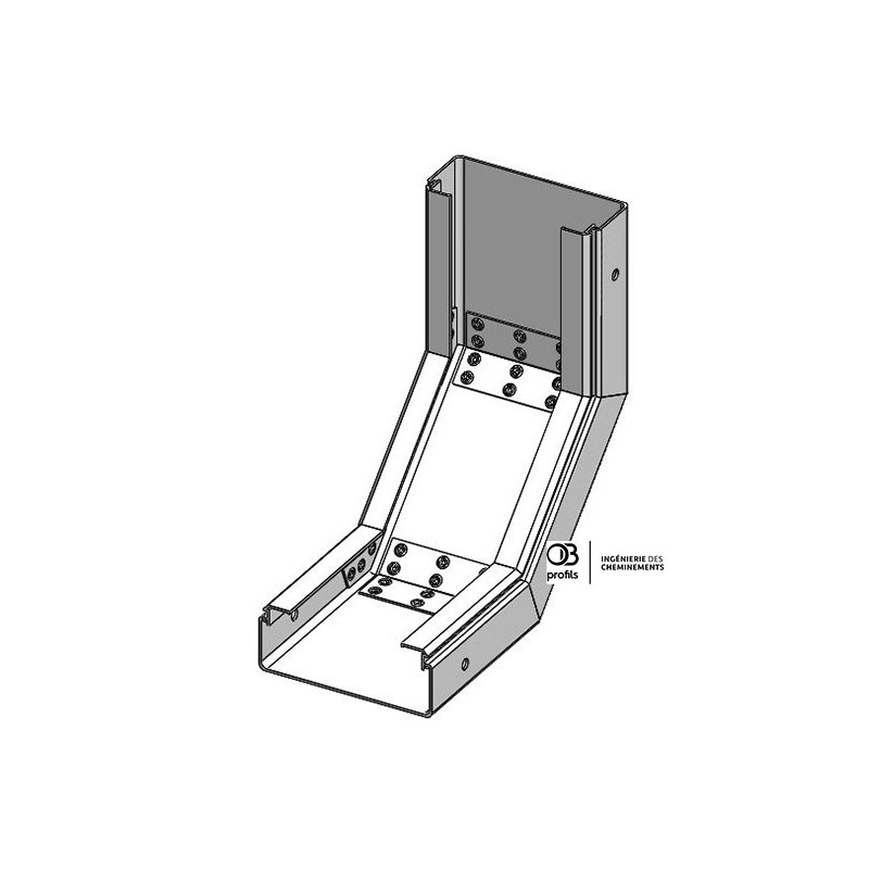 Coude concave VI - 150x60 - PVC UV