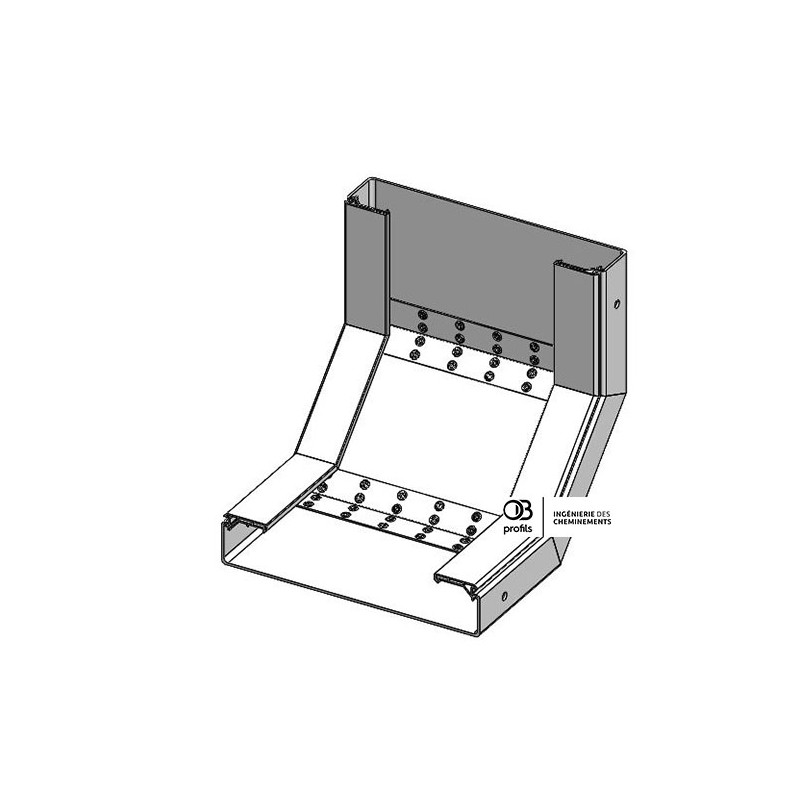 Coude concave VI - 300x60 - PVC UV