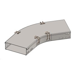 Couvercle coude à 135° pour GP - Larg. 316