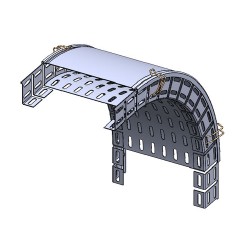 Couvercle coude convexe VE - 195x24