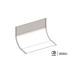 Couvercle coude concave VI pour GP4 - 508x96