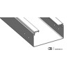 Goulotte pleine - 200x100 - GP3 PVC UV