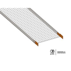 Chemin de câbles tôle tertiaire - 412x48 - OBR2T